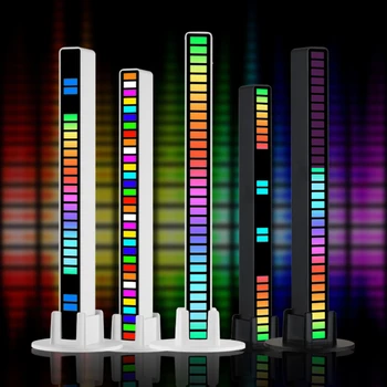 RGB hääljuhtimine Sünkroonne Rütmi Kerge Internet Populaarne Värvikas Muusika Ümbritseva Valguse Auto Desktop Induktsiooni Loominguline Led Korja