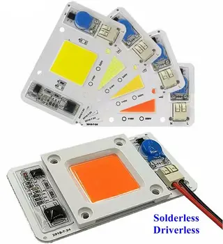 50W Driverless Solderless LED Kiip Integreeritud Smart IC DIY R G B W Täieliku Spektri roosa whtie 110VAC 220VAC