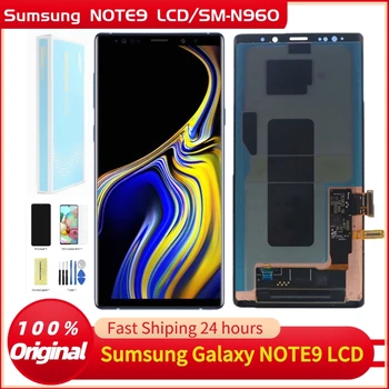100% Originaal AMOLED Note9 LCD Samsung Galaxy Note9 SM-N960 G960F/DS-Display-Touch Ekraani Digitizer Assamblee Parandus Osad