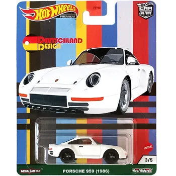 HOT WHEELS PREMUIM 1:64 1986 Porsche 959 Kogumise valatud sulamist käru mudel kaunistused
